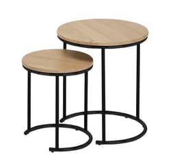 Sidebord ELTO D44,5xH50cm, D34,5xH40cm