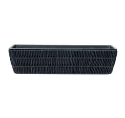 Blomlåda WIKER 60x19xH15cm, svart