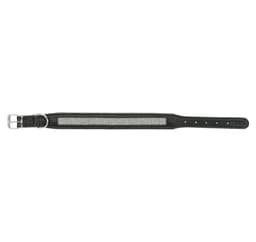 Aktiivinen mukavuuskaulus strasseilla, M: 38-48 cm/25 mm, musta