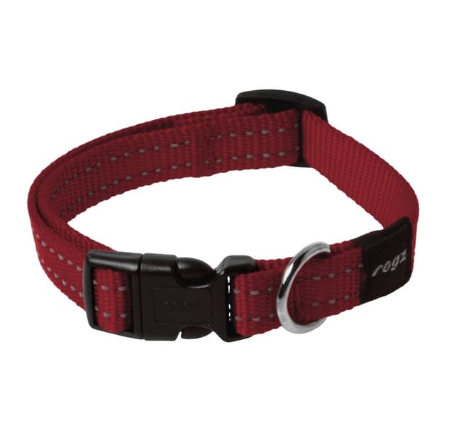 Krage Rogz Snake 16mm/26-40cm röd