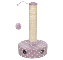 Junior skrapstolpe, fleece, ø 26 × 47 cm, ljus lila