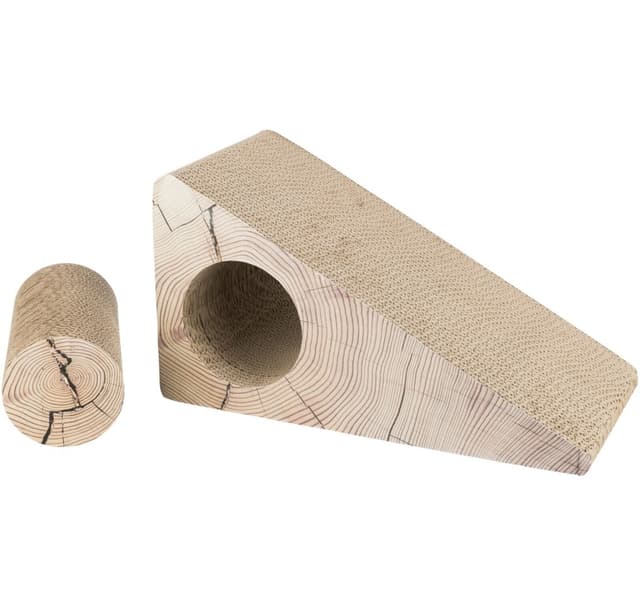 Skrapramp, 2 stycken, kartong, kattmynta, 44 × 23 × 21 cm,