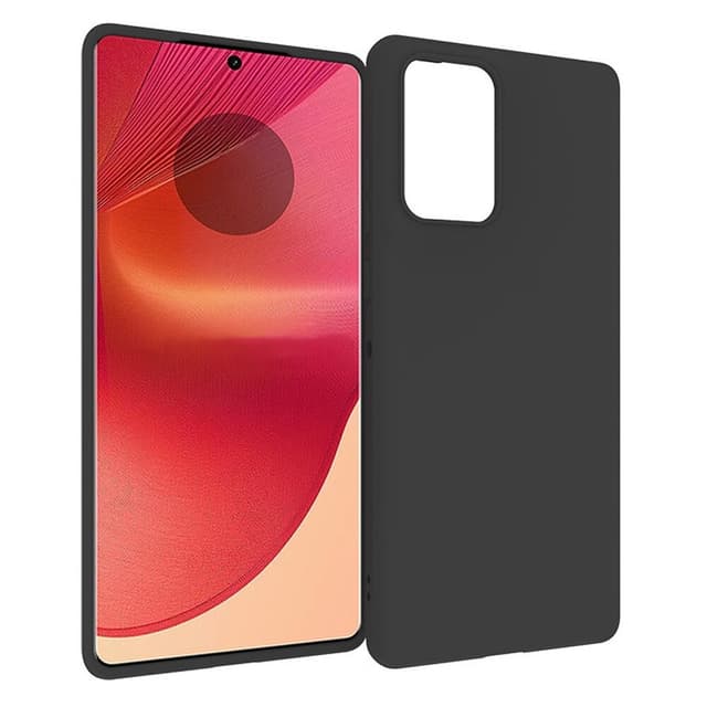 SKALO Motorola Edge 50 Fusion Mattsvart Ultratunn TPU-Skal