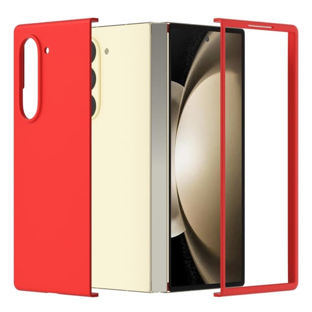 SKALO Samsung Z Fold6 Ultrathin Skin-touch Fold Suojakuori - Punainen