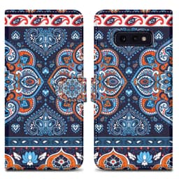Samsung Galaxy S10e Suojakuori Lompakkokotelo (Sininen)