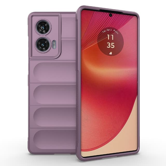 SKALO Motorola Edge 50 Fusion Rugged Bumpers TPU-suojakuori - Violetti