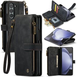 Samsung Z Fold6 CaseMe CaseMe C30 lompakkokotelo - Musta