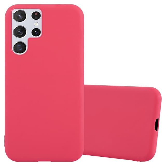 Skal Samsung Galaxy S22 ULTRA Fodral Case (Röd)