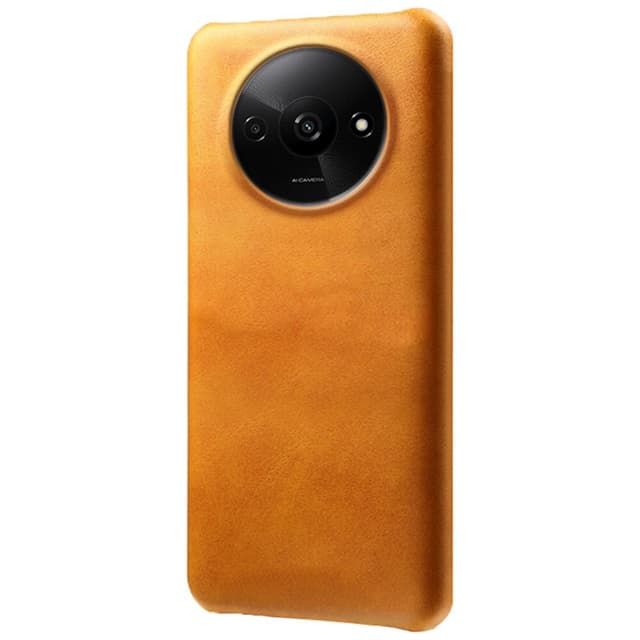 SKALO Xiaomi Redmi A3 PU-læder Cover - Lys brun