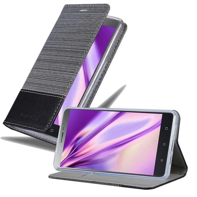 Lenovo P2 Plånboksfodral Skal (Grå)