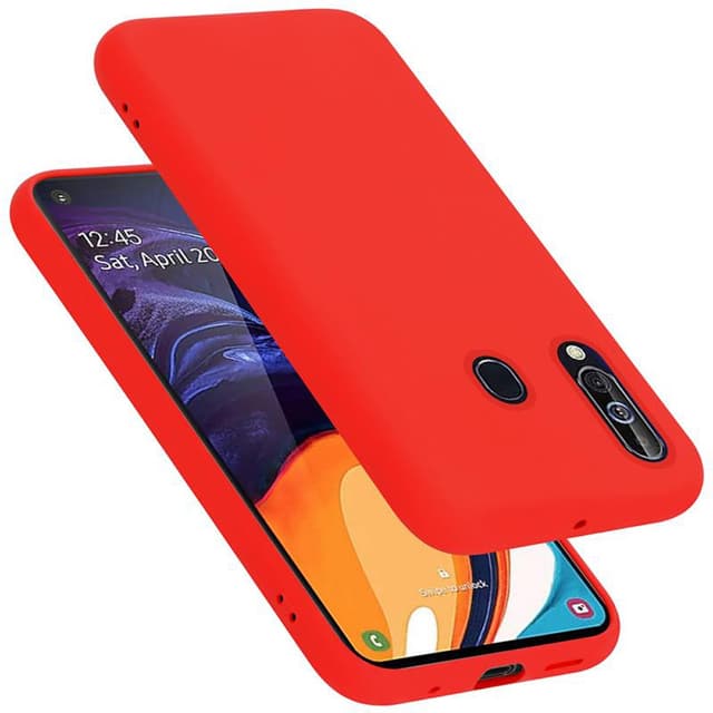 Samsung Galaxy A60 / M40 silikondeksel case (rød)