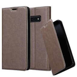 Samsung Galaxy S10e Pungetui Cover Etui (Brun)