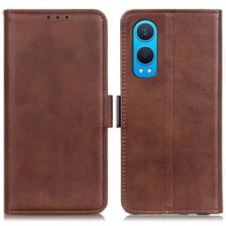 SKALO OnePlus Nord CE4 Lite 5G Premium Cut Flip Cover - Brun