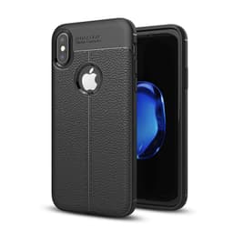 iPhone X / XS Suojakuori Case Cover (Musta)
