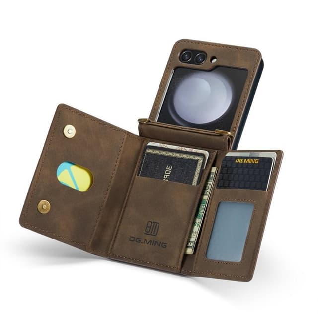 DG-Ming M2 skal Samsung Galaxy Z Flip 5 - Coffee