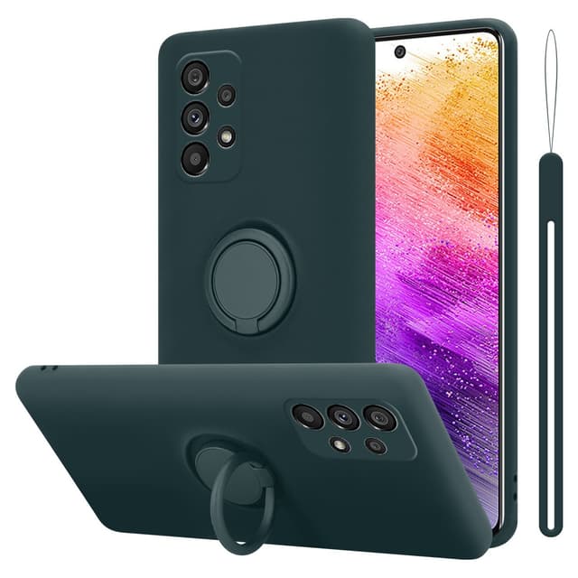 Samsung Galaxy A73 5G Cover Etui Case (Grøn)