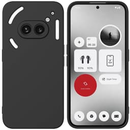 Liquid silikone cover Nothing Phone 2a Plus - Sort