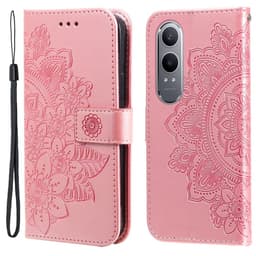 SKALO OnePlus Nord CE4 Lite 5G Mandala Plånboksfodral - Rosa