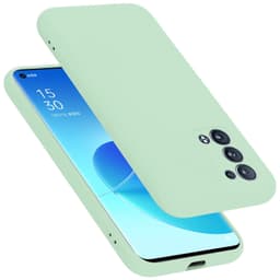 Oppo Reno6 PRO 5G silikondeksel case (grønn)