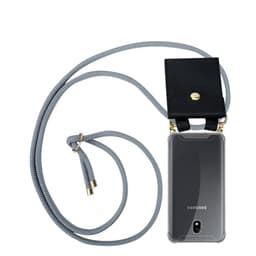 Samsung Galaxy J7 2018 Deksel med Halskjede (grå)