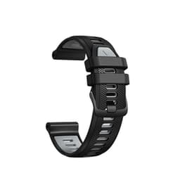 Silikone urrem til Garmin Forerunner 965/955 og andre modeller Sort+grå