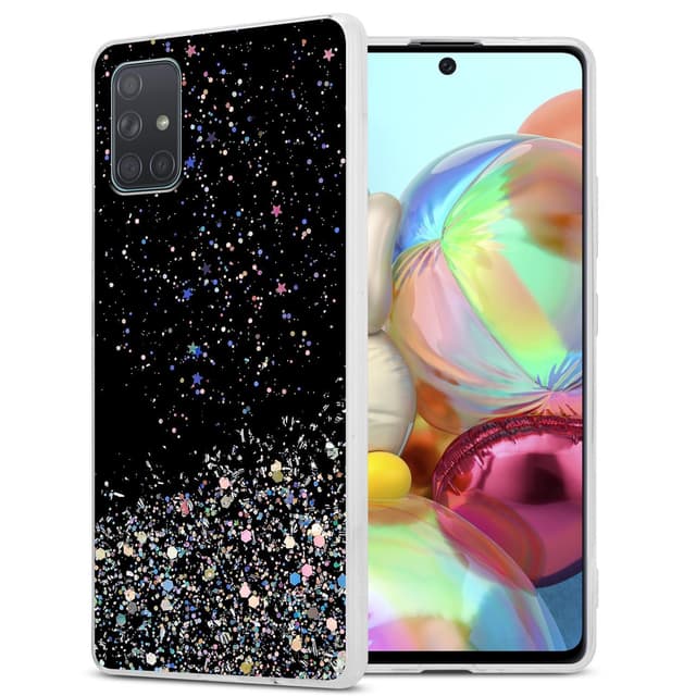 Samsung Galaxy A71 5G Skal Fodral Case (Svart)