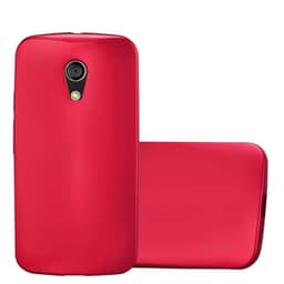 Motorola MOTO G2 Suojakuori Suojakotelo Case (Punainen)