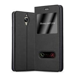 OnePlus 3 / 3T lommebokdeksel cover (svart)
