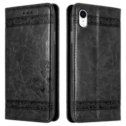 iPhone XR lommebokdeksel etui (svart)