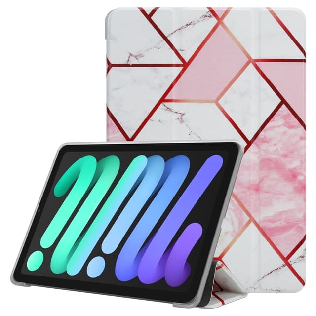 iPad MINI 6 (8.3 Toll) lommebokdeksel cover (hvit)