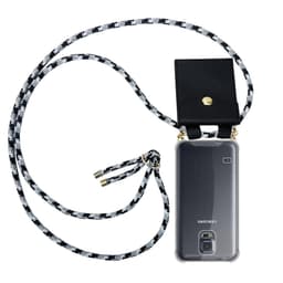 Samsung Galaxy S5 / S5 NEO Skal Fodral Kedja (Grå)