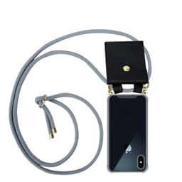iPhone X / XS Deksel med Halskjede (grå)