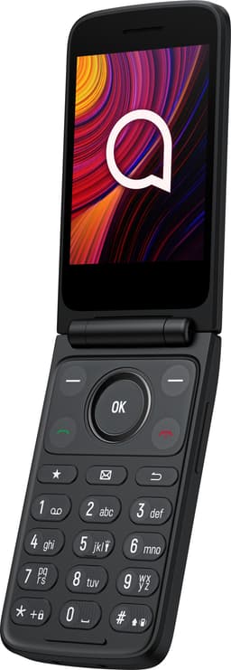 TCL Onetouch 4043 flippmobiltelefon (grå)