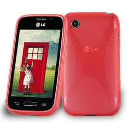 LG L40 Suojakuori Cover (Punainen)