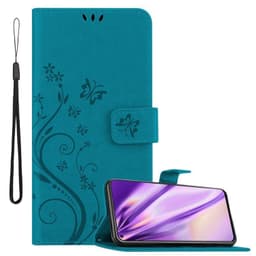 Samsung Galaxy A8s Suojakuori Lompakkokotelo (Sininen)