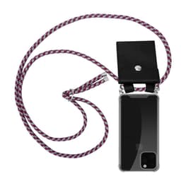 iPhone 11 PRO MAX Deksel med Halskjede (rød)