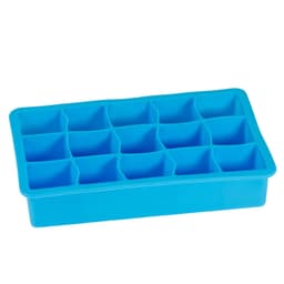 Isterningform for isbiter (blå)