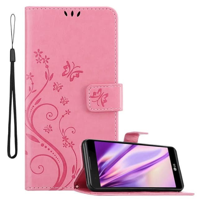 LG X POWER Pungetui Cover Case (Lyserød)