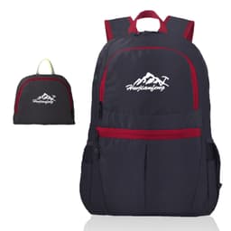 Sammenleggbar ryggsekk 36L unisex vanntett (svart)