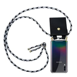 Samsung Galaxy A70 / A70s Deksel med Halskjede (grå)