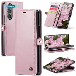 CaseMe Samsung Z Fold6 Plånboksfodral - Rosa