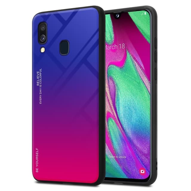 Samsung Galaxy A40 Skal Fodral Case (Svart)