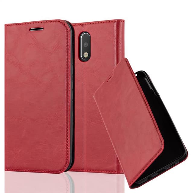 Skal Motorola MOTO G4 / G4 PLUS Plånboksfodral (Röd)