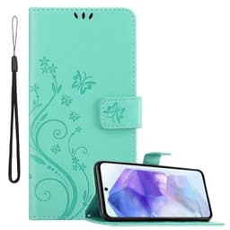 Samsung Galaxy A55 Plånboksfodral Skal (Turkos)