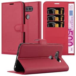 LG V20 lommebokdeksel etui (rød)