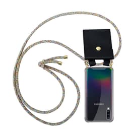 Samsung Galaxy A70 / A70s Etui Cover Kæde (Gul)