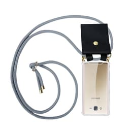 Samsung Galaxy J7 2015 Deksel med Halskjede (grå)