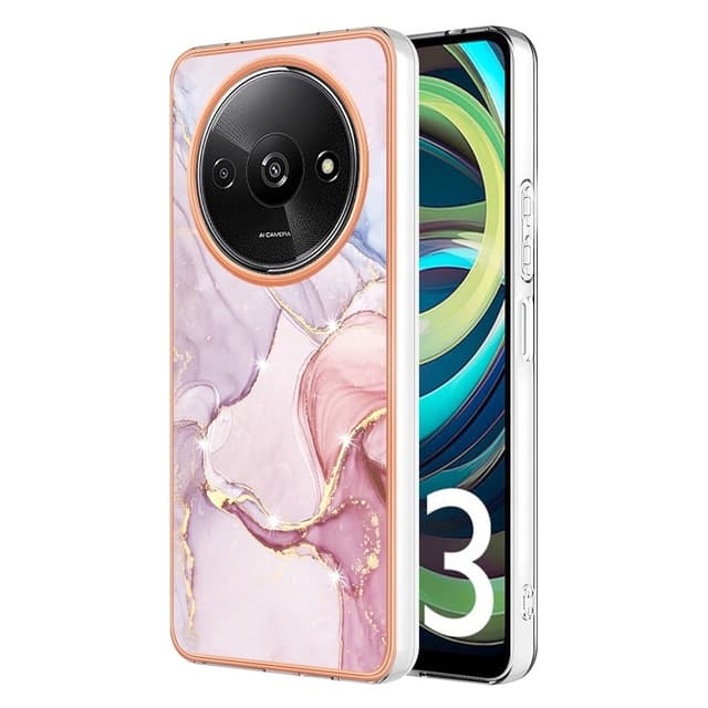 SKALO Xiaomi Redmi A3 Marmor TPU-skal - Motiv 1