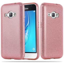 Samsung Galaxy J1 2016 Cover Etui Case (Lyserød)