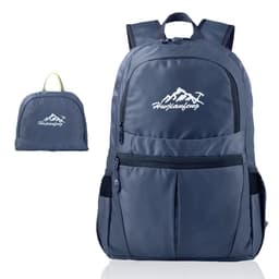 Sammenleggbar ryggsekk 36L unisex vanntett (mørkeblå)